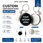 Custom Gantungan Kunci Foto Nama Logo Bulat 56mm | Souvenir Seminar Sekolah Komunitas Custom Gantungan Kunci Foto Nama Logo Bulat 56mm | Souvenir Seminar Sekolah Komunitas